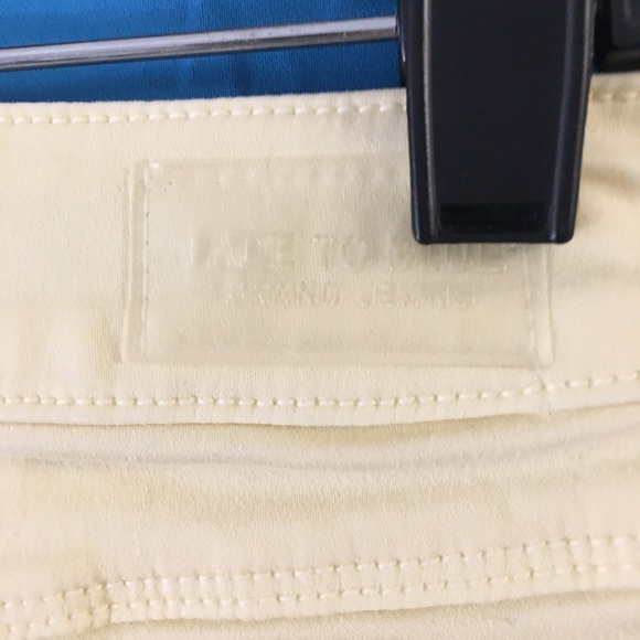 Fade To Blue Skinny Jeans Bundle 26 Low Rise Stretch Blue Yellow Casual Denim - Picture 6 of 15